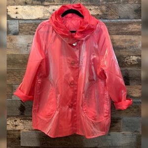 Reversible Coral Lightweight Overcoat